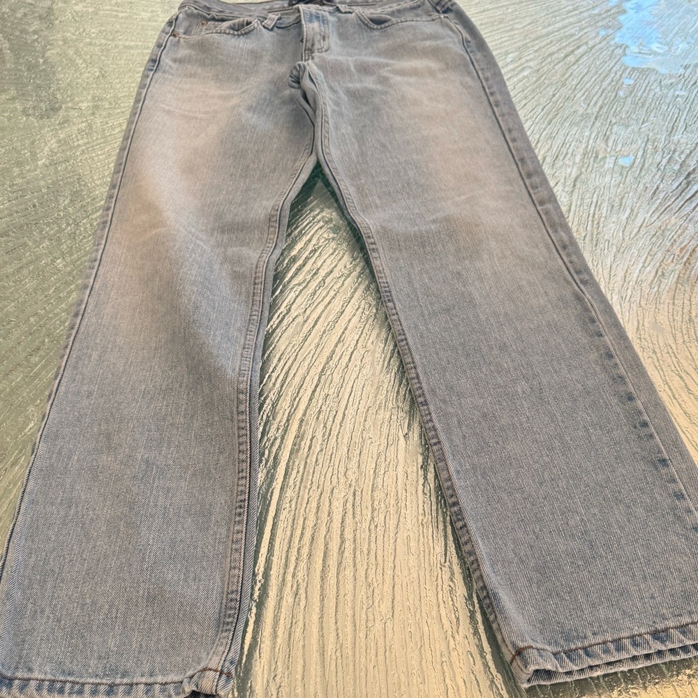 London Jeans light wash straight leg